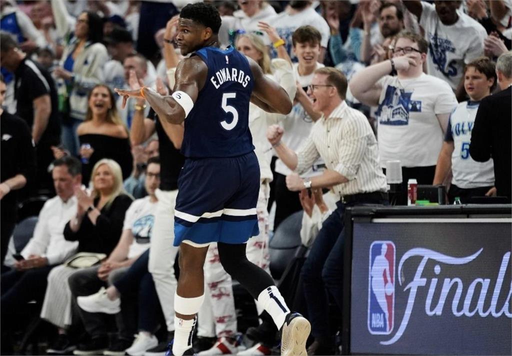 NBA季後賽(影)／灰狼主場雪恥！143:101寫半場得分新高痛宰雷霆