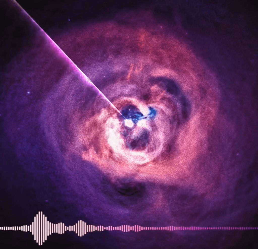 <em>NASA</em>發布黑洞聲波　稱太空中不存在聲音是誤解