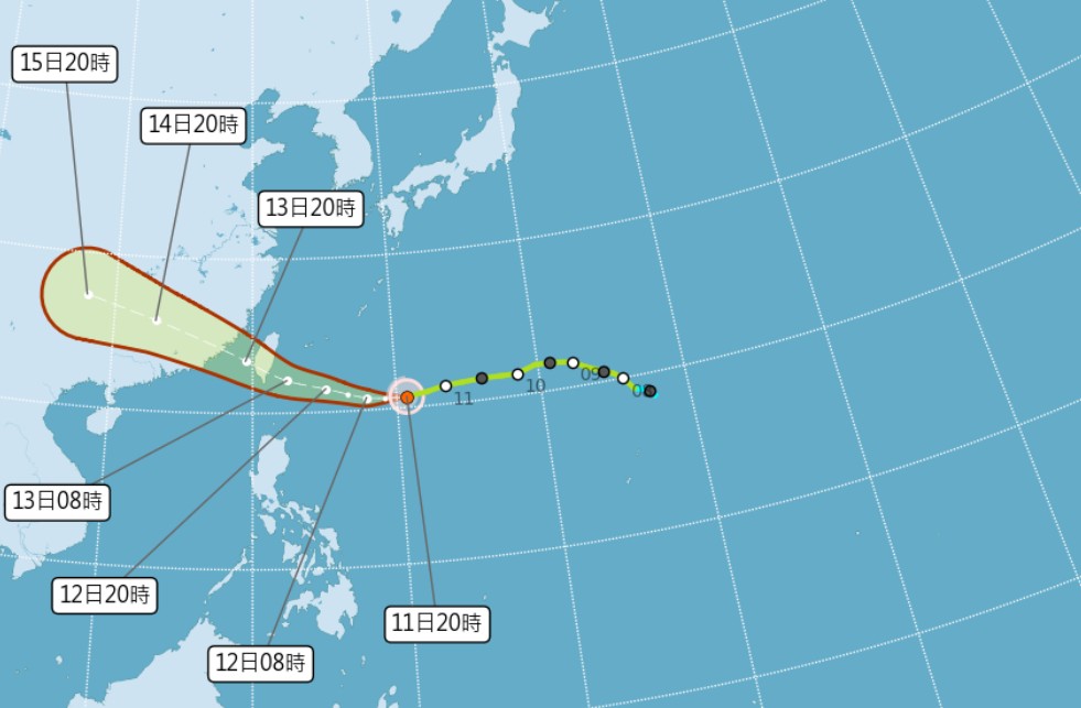 颱風楊柳逼近　吳德榮：東半部及南部防致災降雨