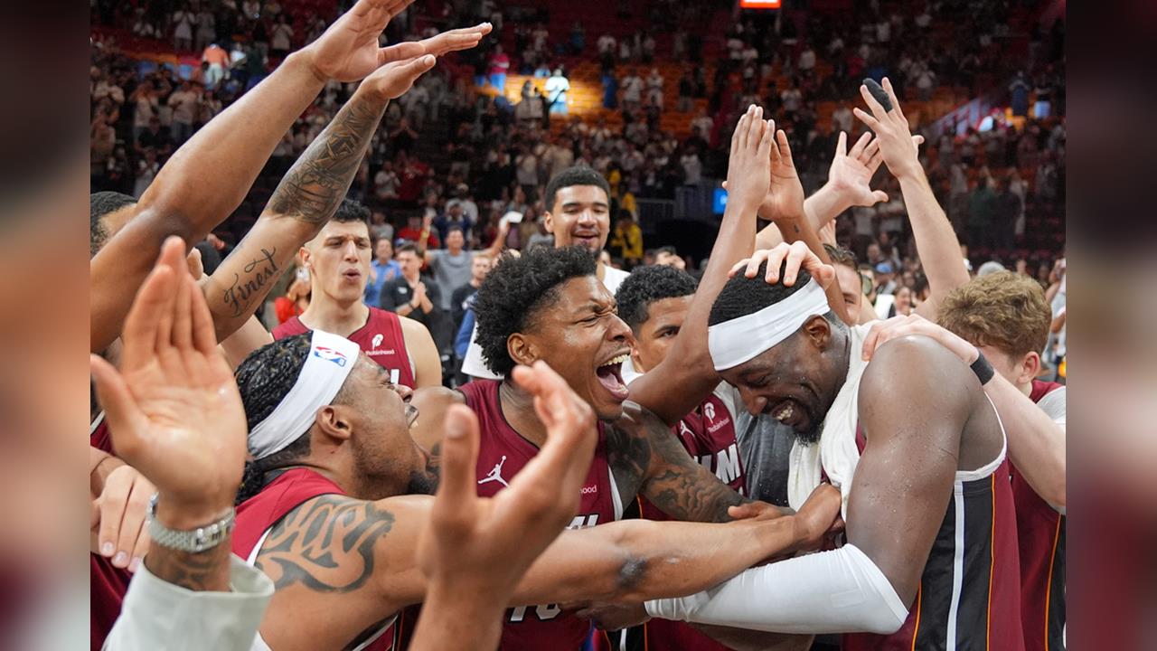 NBA(影)／熱火中鋒阿德巴約單場轟83分！WNBA女友戲稱:快去準備驗尿吧！