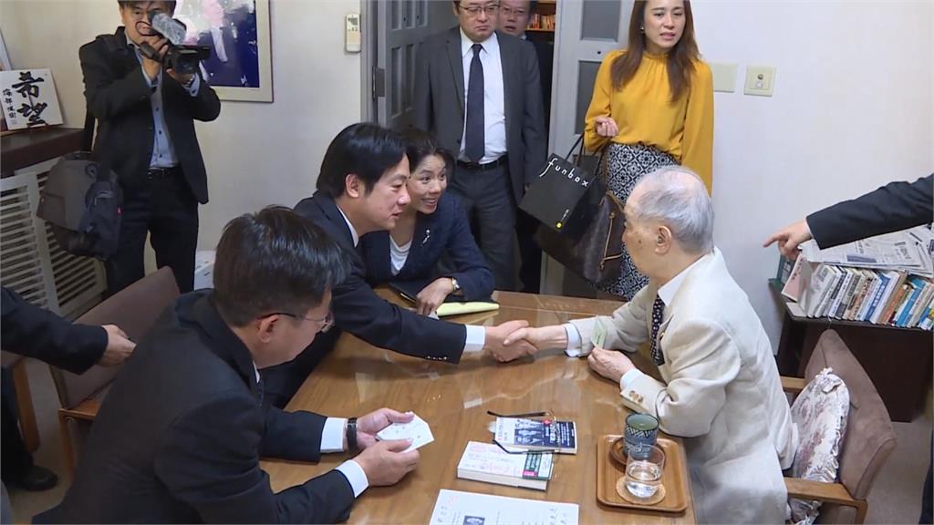 寄予賴清德厚望！日本前首相：一定要贏喔