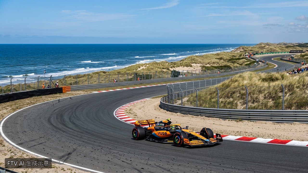 F1荷蘭大獎賽 Lando Norris奪桿位　麥拉倫力拼奪冠定律