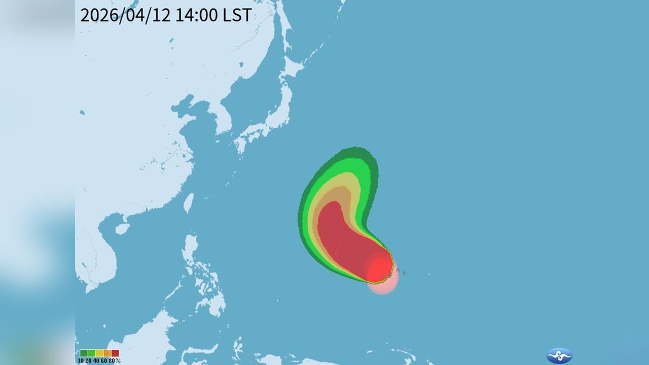 快新聞/辛樂克升級強颱 最新路徑曝光