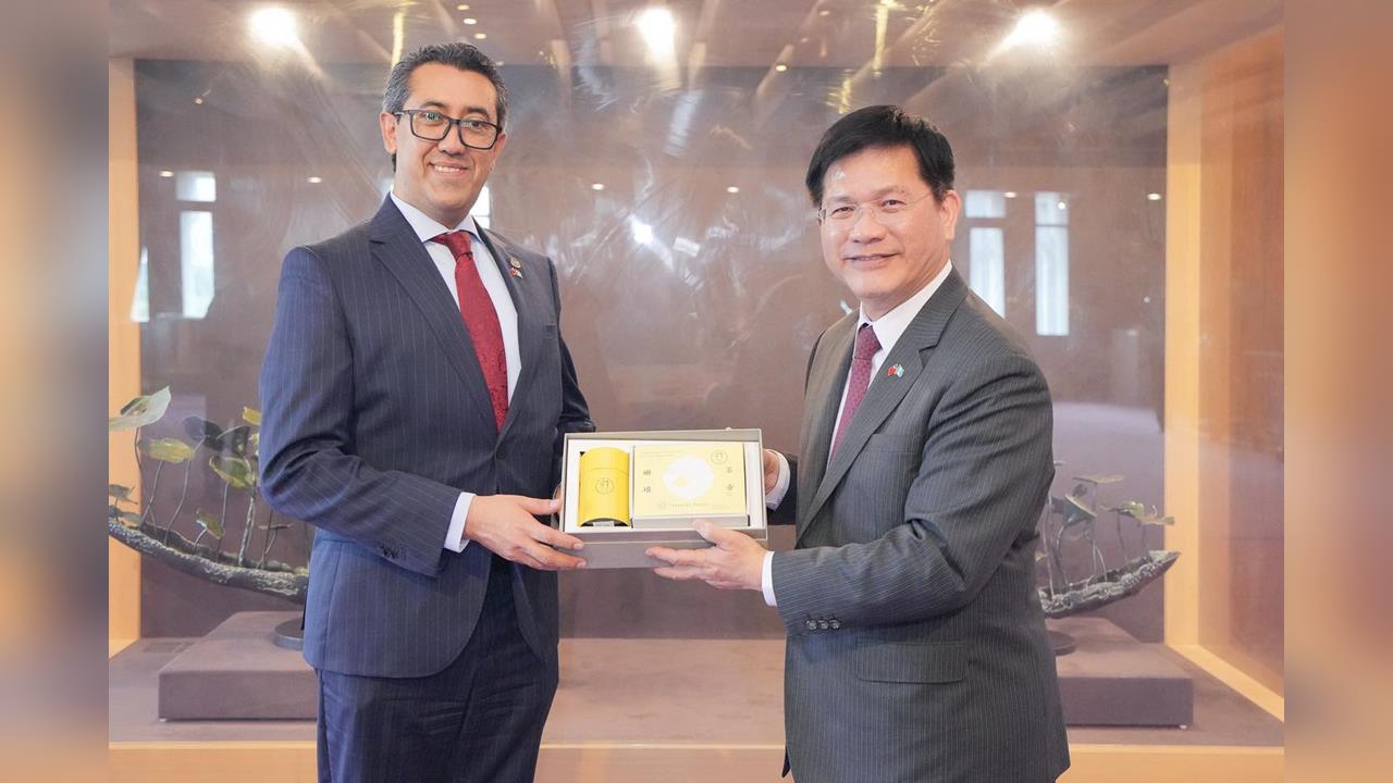 快新聞／台瓜邦誼92年　林佳龍接見瓜地馬拉財長允助「晶片之路」計畫
