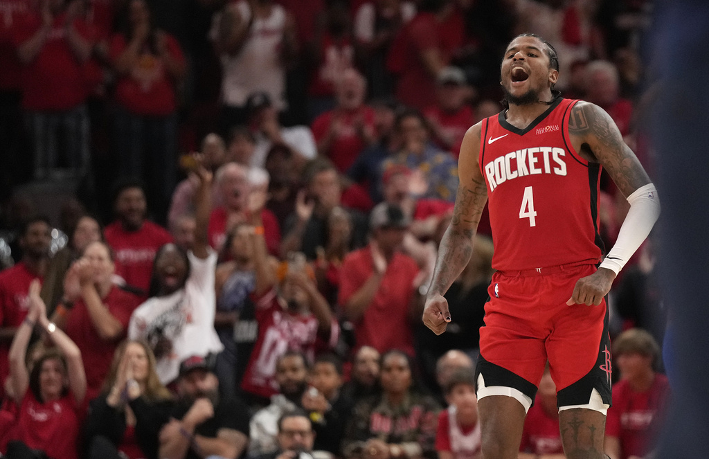 NBA(影)／火藥味十足！勇士「士官長」坐飛機傷退　火箭少主爆砍38分扳平系列賽