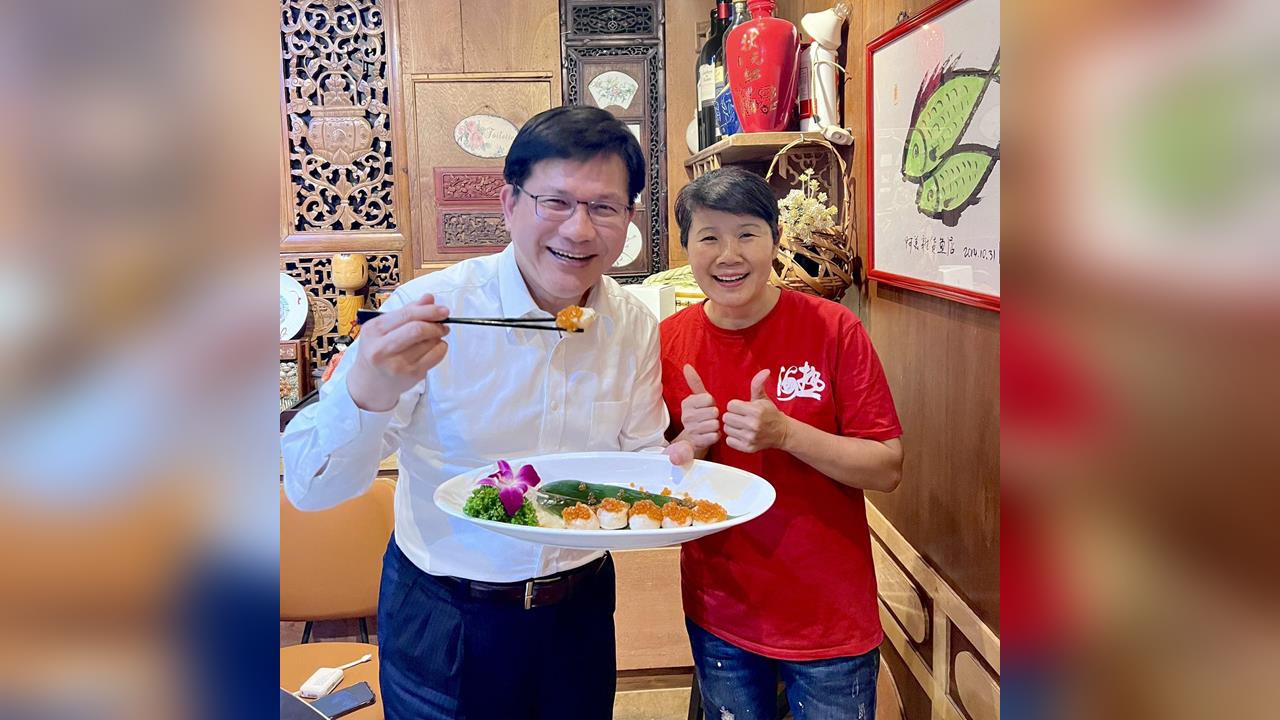 快新聞/賴清德大推「台日友好」水產佳餚 林佳龍震撼出手了