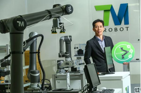 光碟機老將3年大翻身!達明機器人「開眼」機械臂搭AI模型 如何穩居全球市占老二?