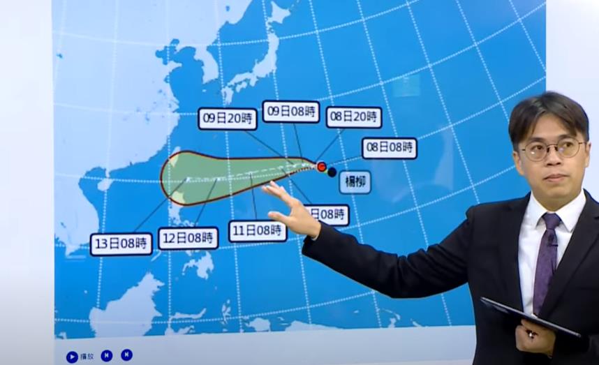 快新聞／新颱風「楊柳」即將撲台！氣象署指下雨不可避免　影響時間全說了