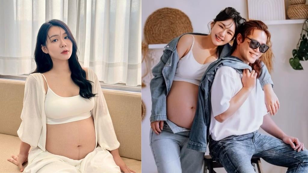 李又汝曝光超仙孕婦寫真！合體老公「疊疊樂」驚呼：快生了