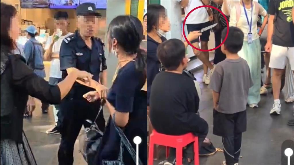 店員控小孩「偷奶茶」竟遭中國婦痛毆！瘋狂影片曝…警衛上前制止也被傷
