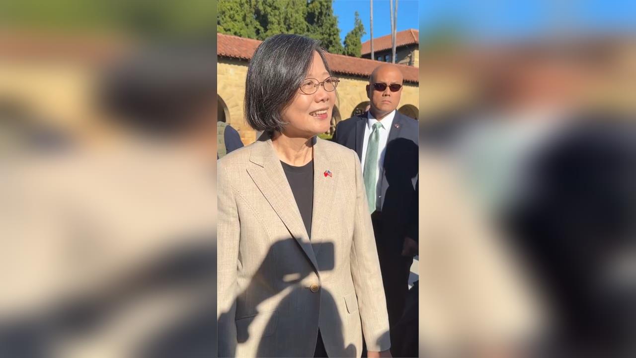 快新聞／蔡英文赴美談「科技與國安」　笑稱台灣製造「蠻強的」