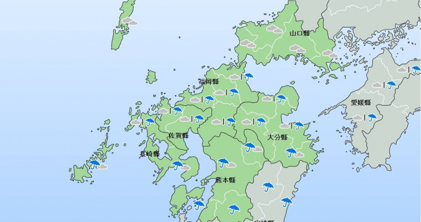 九州的旅客注意了　這3日恐出現「警報等級」強降雨