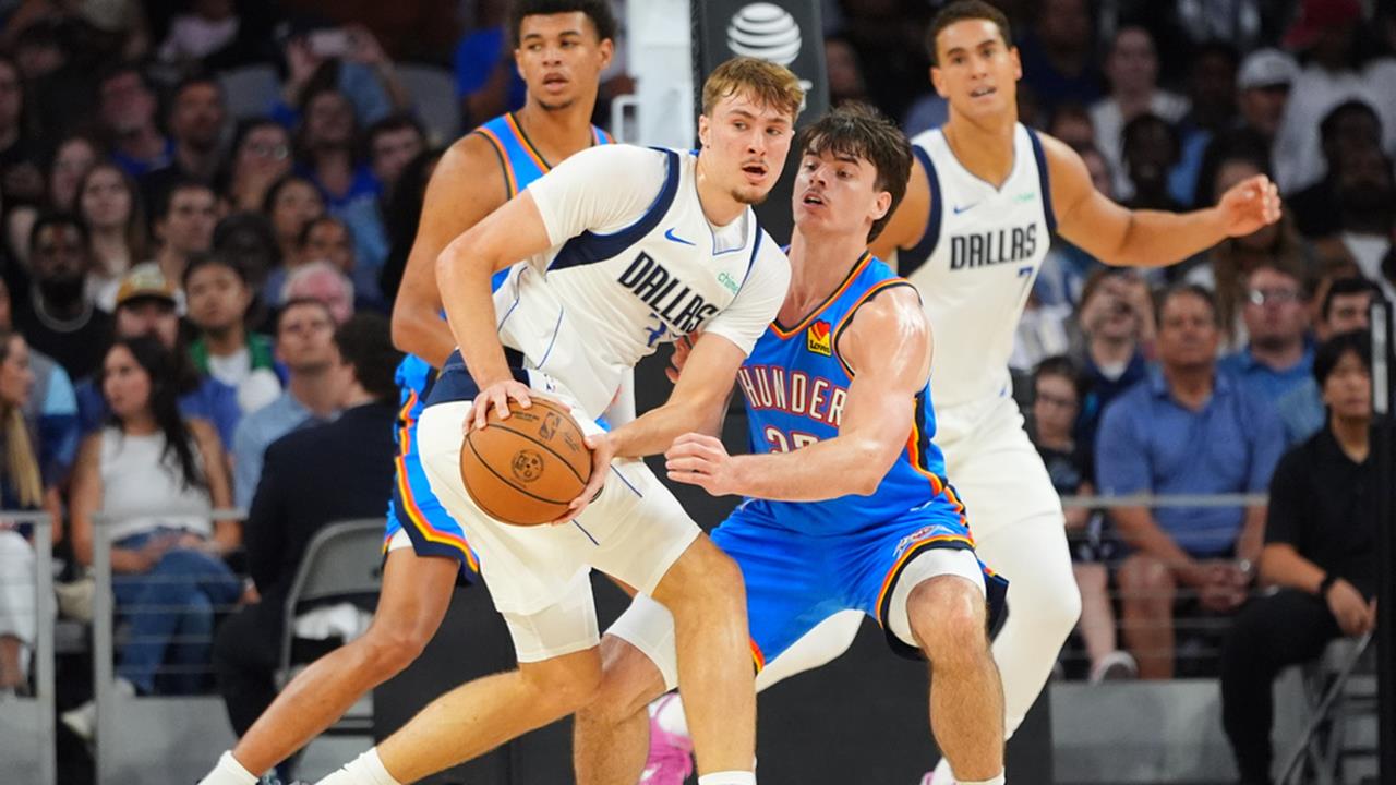 NBA(影)／選秀狀元「旗子哥」熱身賽初登場引關注！賞衛冕軍雷霆麻辣鍋全場嗨翻