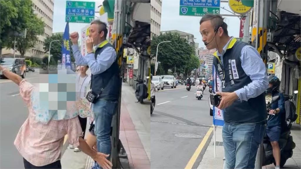 葉元之路口反罷遭嗆：共匪回大陸！下秒「怒推鏡頭、打手臂」失控畫面流出