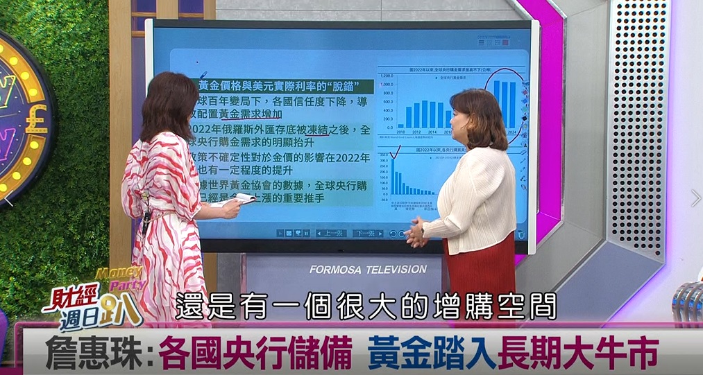 週日趴(影)／達人:全球不信任感飆高 黃金勢必走向4000美元 長期多頭!