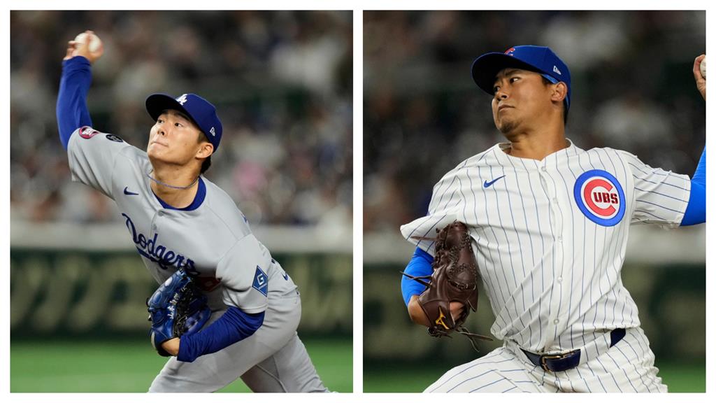 MLB(影)／大谷翔平東京開幕戰敲2安打　幫助道奇4:1擊敗小熊奪首勝