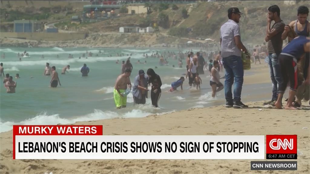 垃圾爆量、排放廢水 黎巴嫩美麗海灘走樣