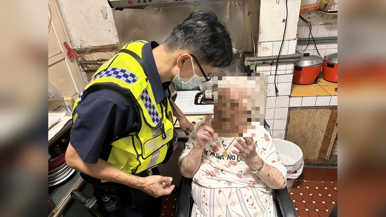 快新聞／百歲嬤跌倒！淚訴「4子皆過世」　警扶起後查證：仍有2女定期探訪