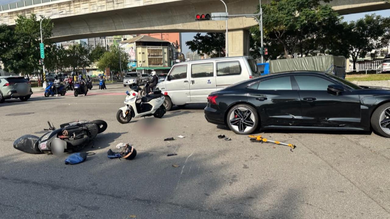 台中消防分隊長遭撞重傷！　騎機車開會途中與左轉車相撞