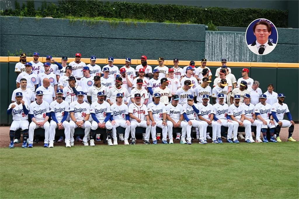 MLB/翔平式幽默!山本由伸沒拍到明星賽大合照 好友大谷貼心「P圖」