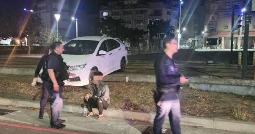 毒駕闖輕軌！男卡軌道嗆警「你處理啊」　結局慘遭辣椒水壓制送辦
