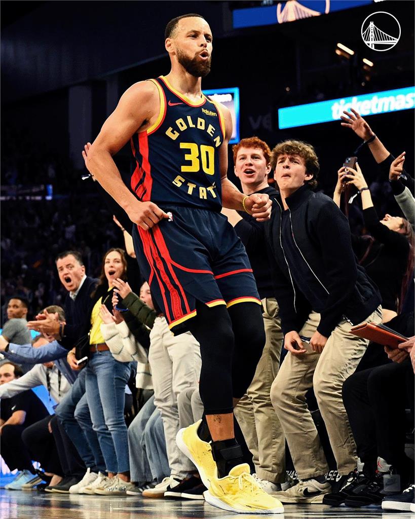 NBA柯瑞飆36分　勇士擊退金塊收5連勝