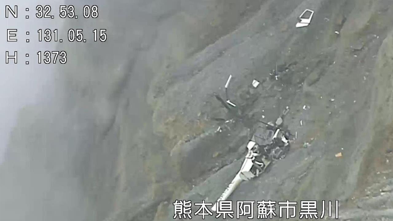 快新聞／互踢皮球？阿蘇火山直升機失事「2台人仍失蹤」　日官方敲不定主責單位