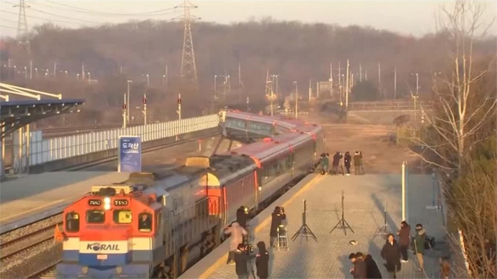 朝韓鐵路對接開工儀式 百名南韓人士出訪北朝鮮