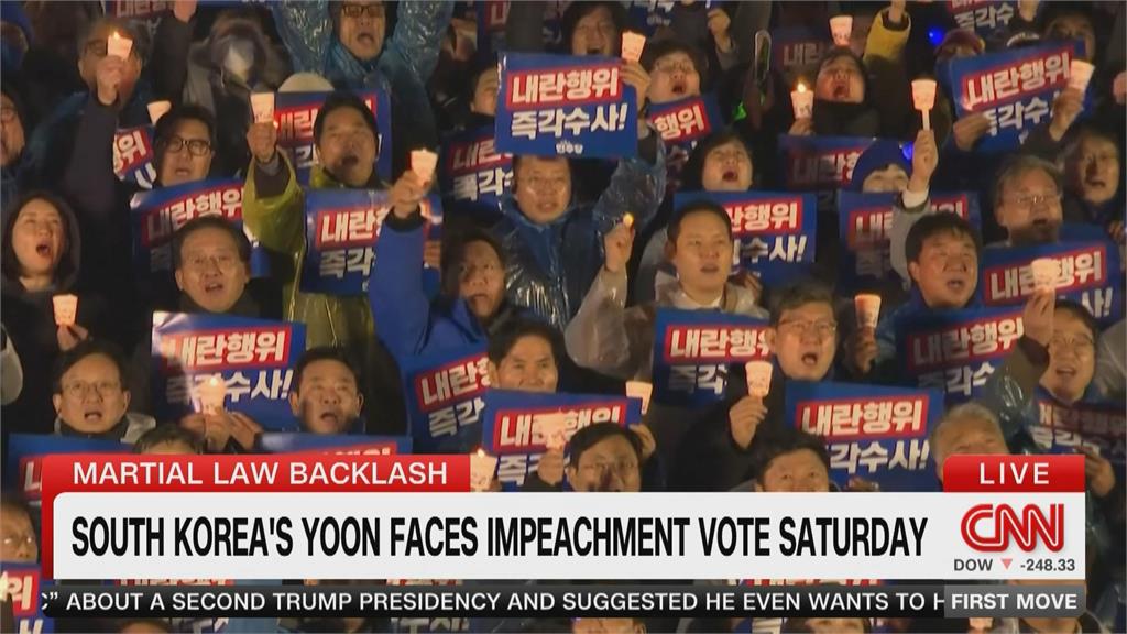 總統彈劾案投票前夕 尹錫悅台灣上午9時全國演說