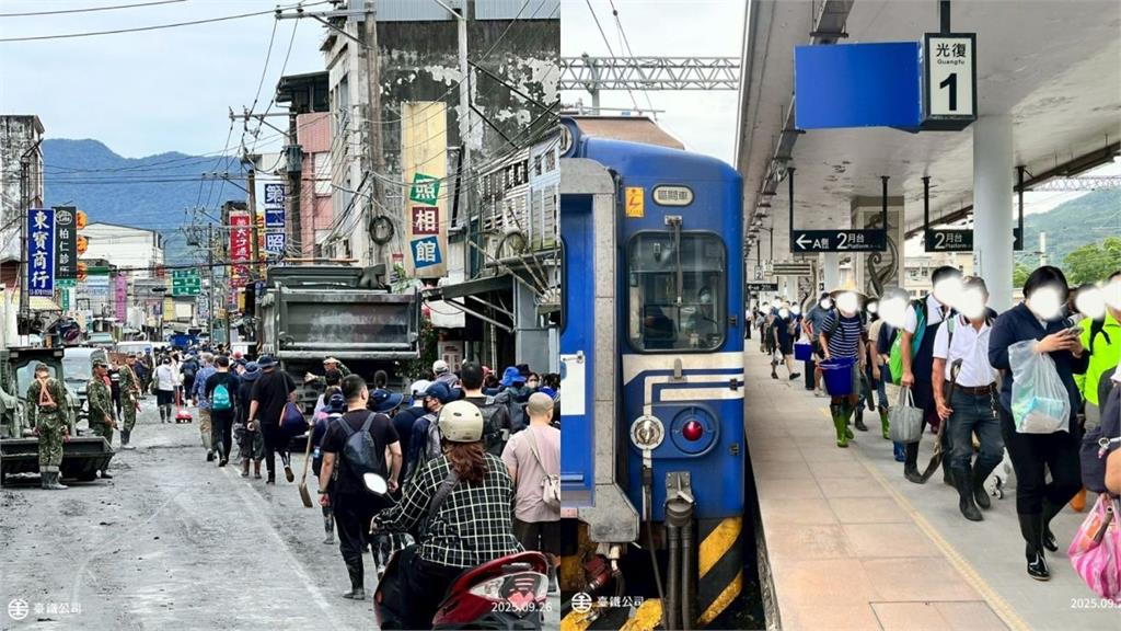 花蓮災後現身「鏟子超人」　救援現場喊出3字暖心力量