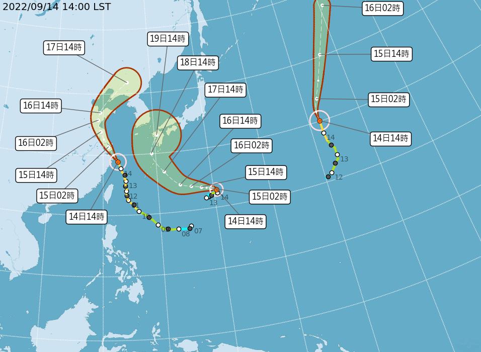 歐洲估南瑪都颱風「南墜」接近台灣　林嘉愷曝最新模擬結果