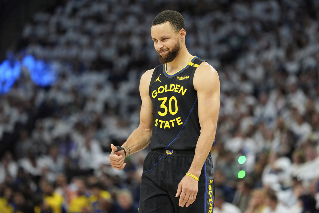 NBA季後賽(影)／大哥不在勇士陷入大麻煩　上半場打完落後灰狼17分
