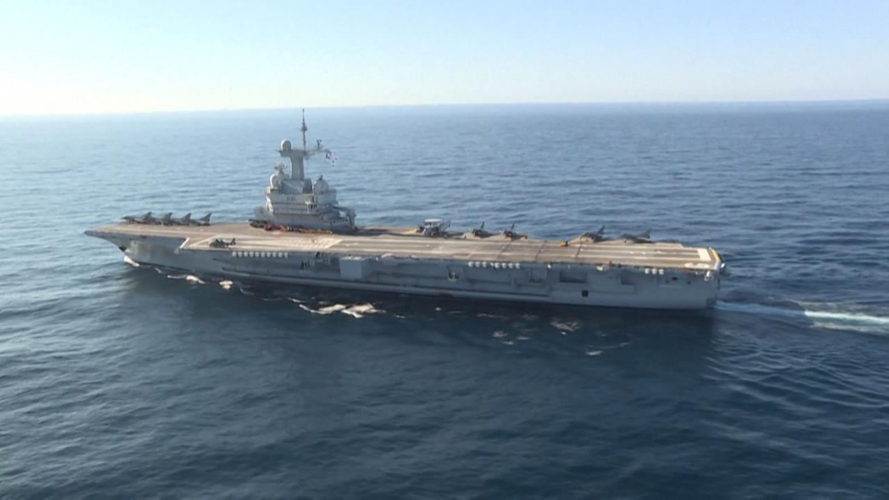 馬克宏宣布建新核動力航艦　豪砸近3800億取代現役戴高樂號