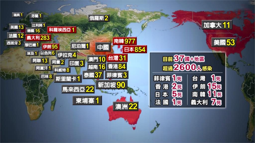 武漢肺炎／中國以外最大疫區！南韓977人確診、11死