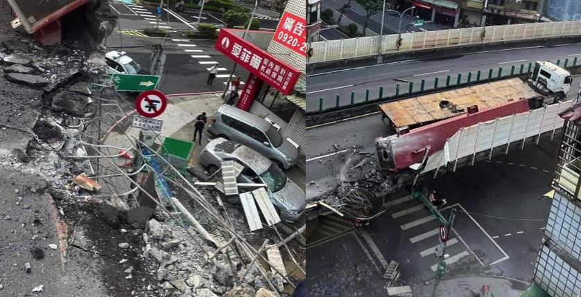 快新聞／菜鳥司機開聯結車上路「撞毀忠孝橋」　新北市府求償肇事公司2286萬