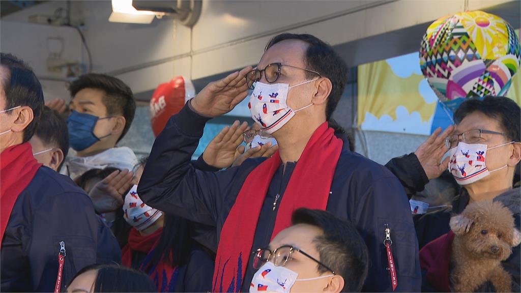 吳敦義、洪秀柱、江啟臣都沒來! 朱立倫回鍋黨魁第一個元旦 只有馬出席