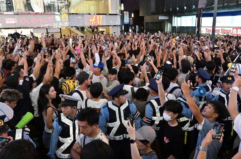快新聞／日職阪神虎時隔18年封王　球迷擠滿道頓堀畫面曝光