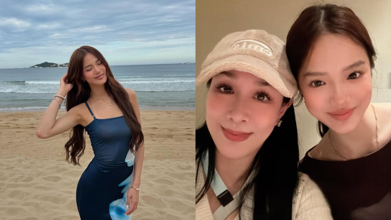 鍾麗緹18歲愛女赴美留學！機場擁抱送行淚崩　哭紅雙眼喊不捨