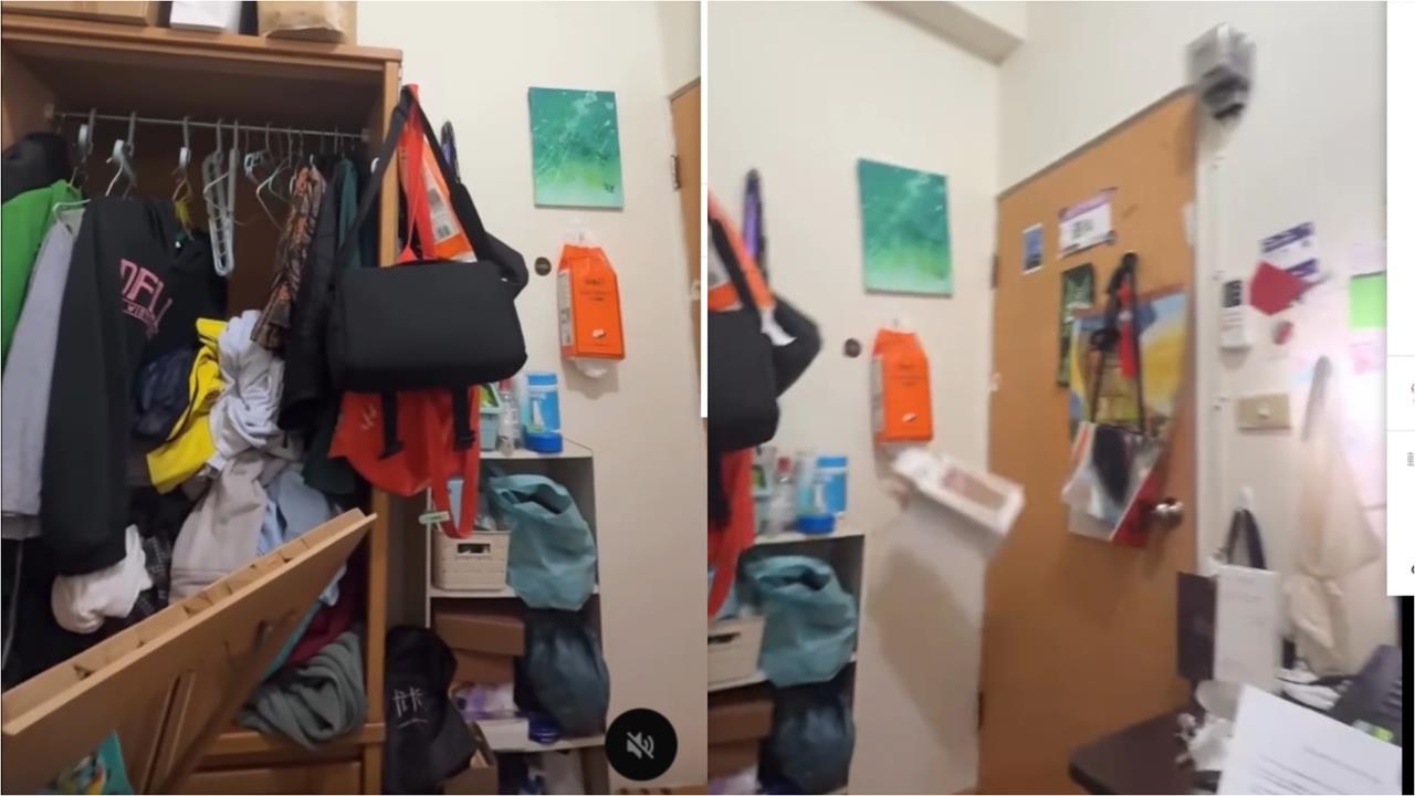 台灣深夜7.0地震「全台有感」！衣櫃門板當場掉落畫面曝光