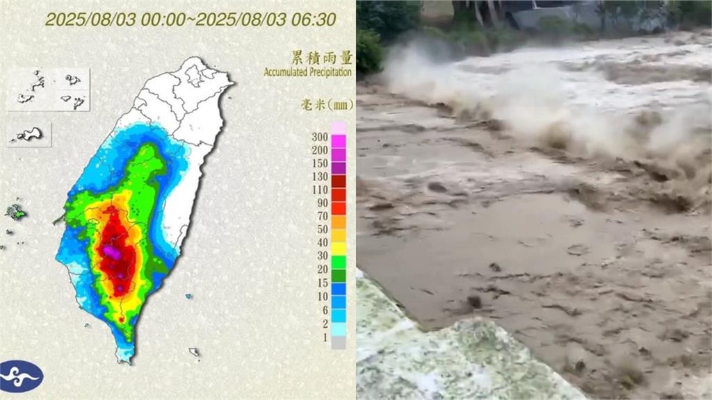豪雨強襲下不停「南部山區還泡水裡」　鄭明典示警：山路可能再崩！