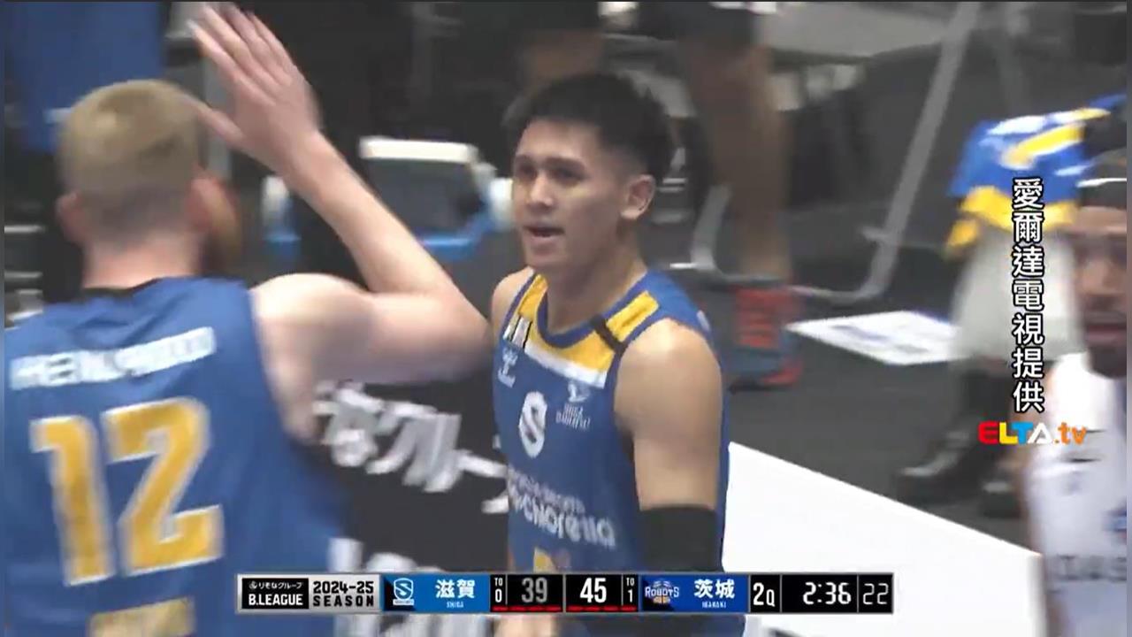 籃球(影)／台灣旅日籃球好手游艾喆表現佳！一月起台灣將轉播B聯盟賽事