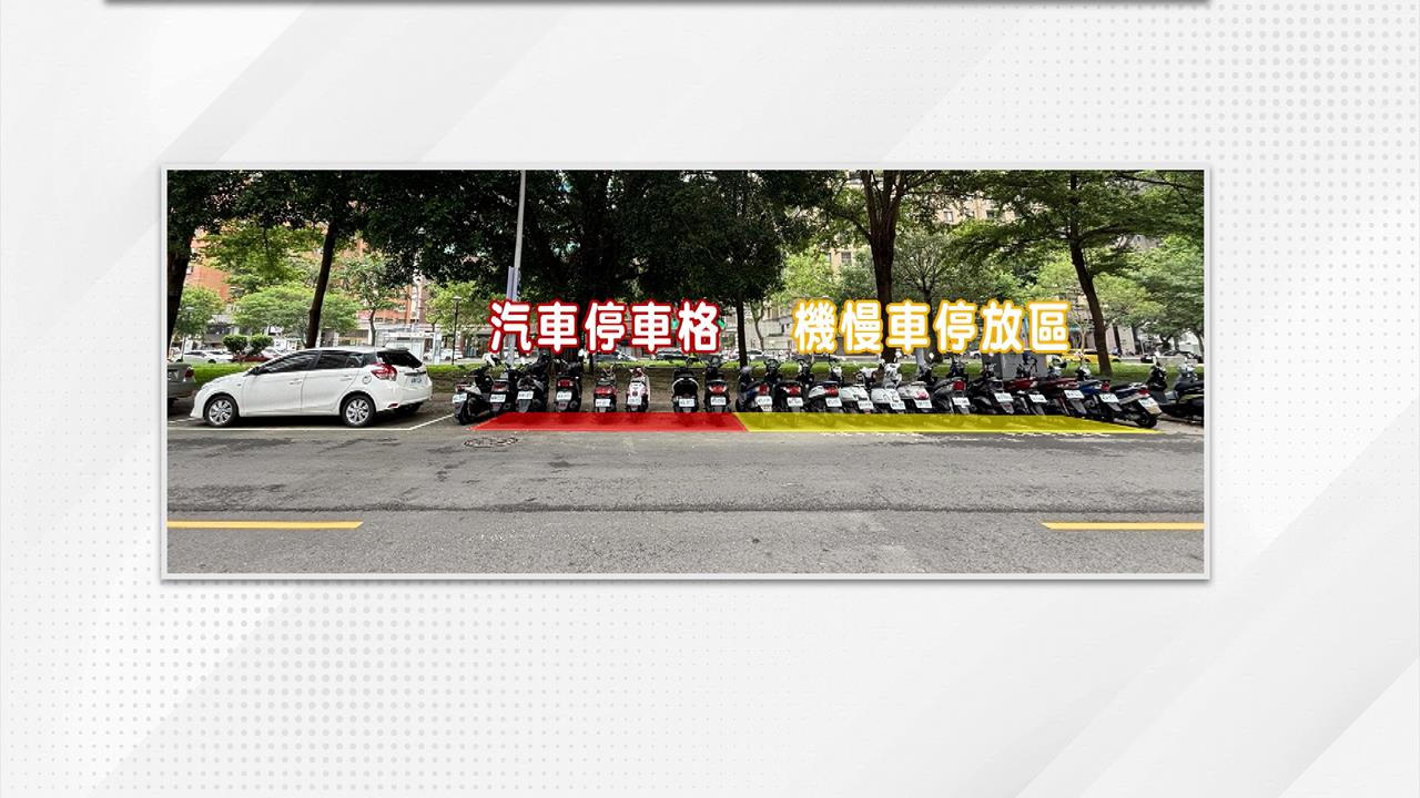 獨／停車陷阱要注意！汽機車格僅一線之差　整排騎士慘挨罰