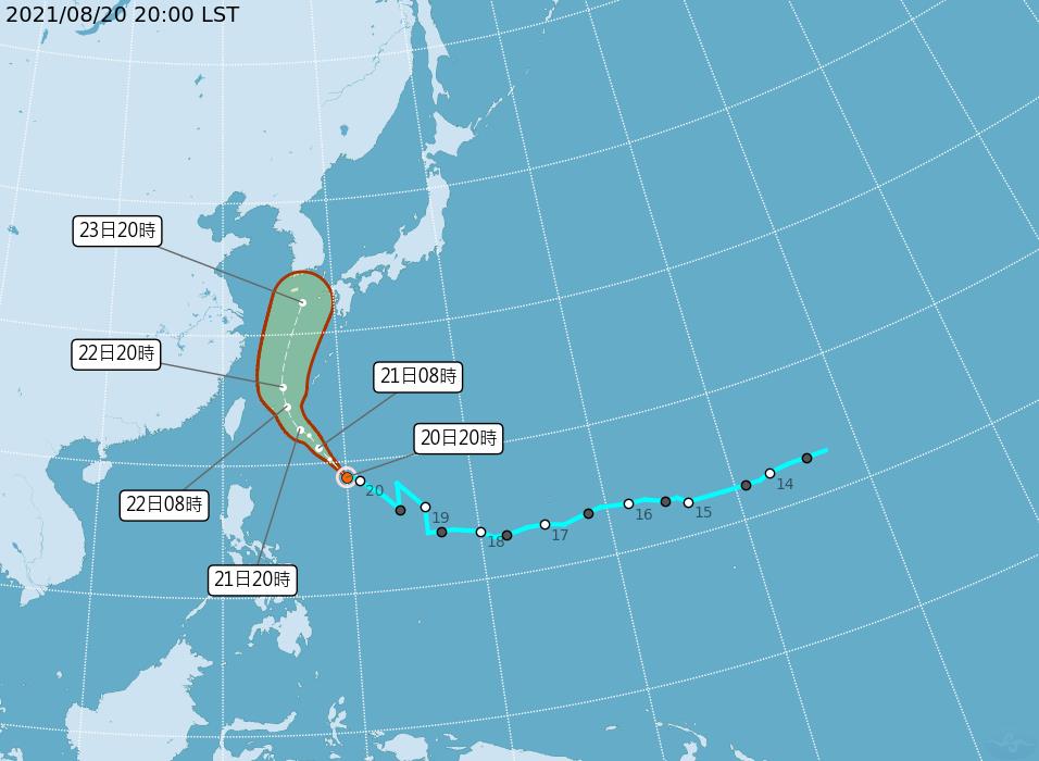 快新聞／第12號颱風「奧麥斯」生成！ 氣象局預估22日最靠近台灣