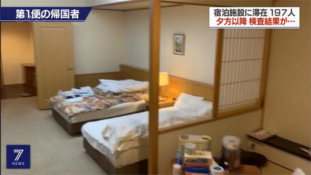 自武漢撤回隔離觀察無染疫 197名日本僑民獲准返家