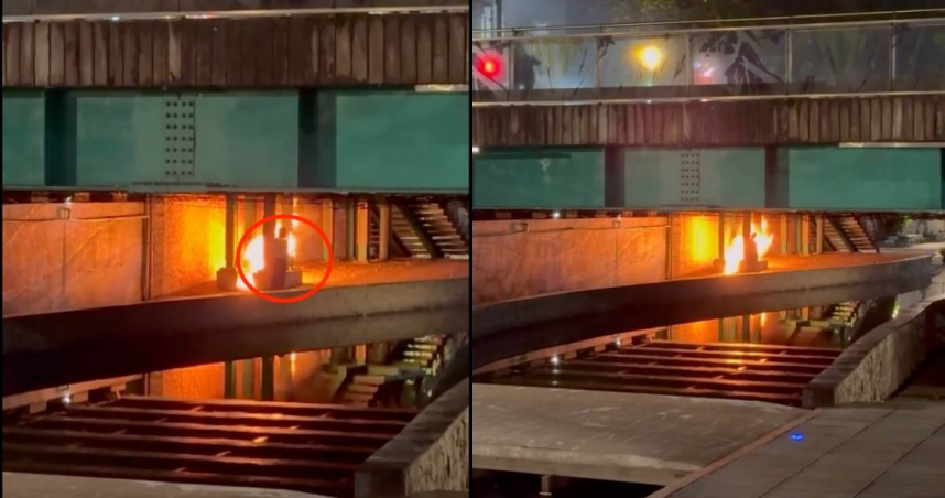 新莊老翁與家人爭吵！憤而帶汽油「中港大排下縱火」自傷