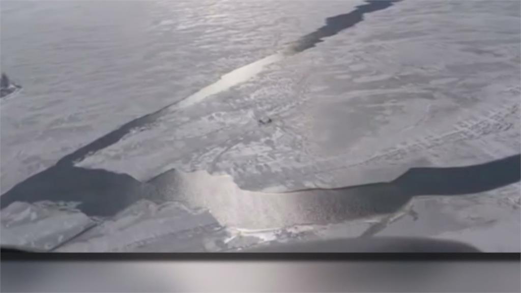 俄亥俄州伊利湖浮冰斷裂　18人驚險困冰上