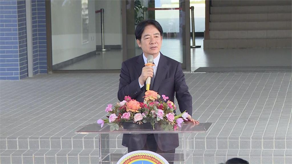 快新聞／海軍水星營區今啟用　賴清德：盼弟兄姊妹辛勤訓練「共同守護海疆」