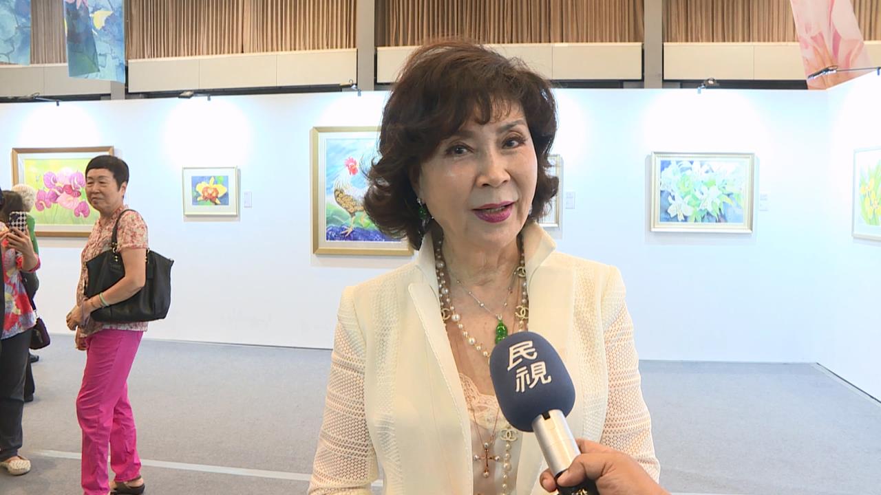 最美主持人「白嘉莉」在高雄　舉辦為期一週個人畫展