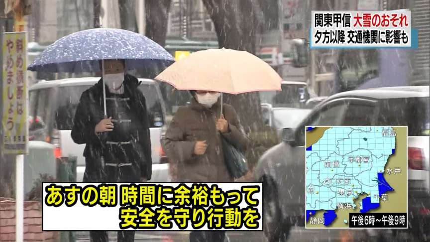 4年來首次! 東京23區大雪警報 陸空交通大亂