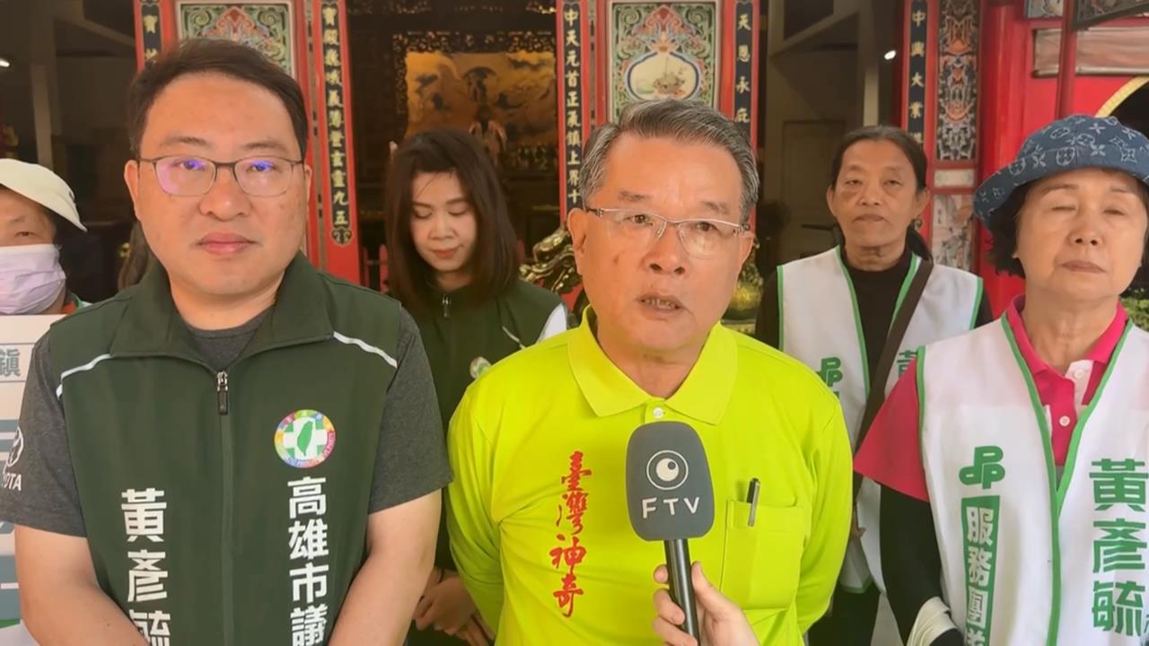 向鄉親拜早年!！黃彥毓拚連任　特邀郭玟成合體掃街